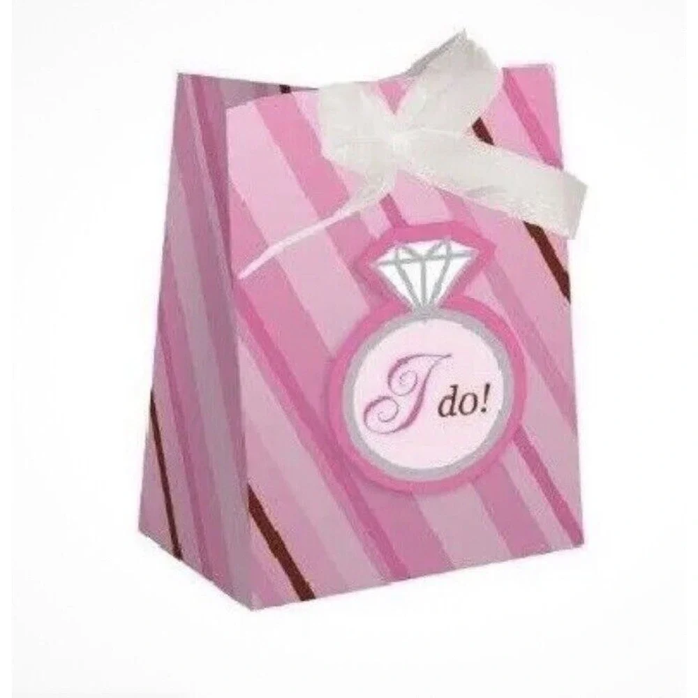 24‎ Bride to Be Dots Favor Bags Bridal Shower Wedding Decoration (2 x 12)